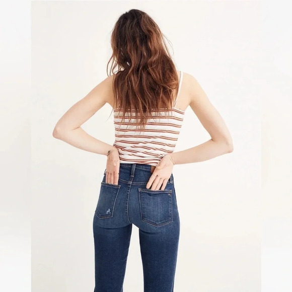 Madewell Slim Straight Jeans in dark blue size 30 - Picture 2 of 14